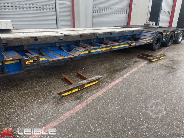Low loader semitrailer DOLL SH3*Tieflader*Zwansgelenkt*Baggermulde*Radmulde