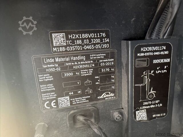 Dizel viljuškari Linde H35D-02
