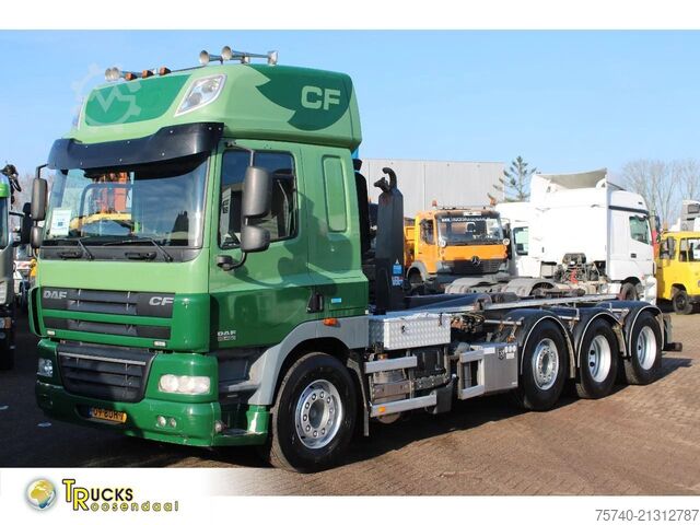 Containertransport (haakarmsysteem) DAF CF 85.460 8X4 + 30  TON VDL hook + euro 5