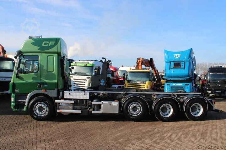 Containertransport (haakarmsysteem) DAF CF 85.460 8X4 + 30  TON VDL hook + euro 5