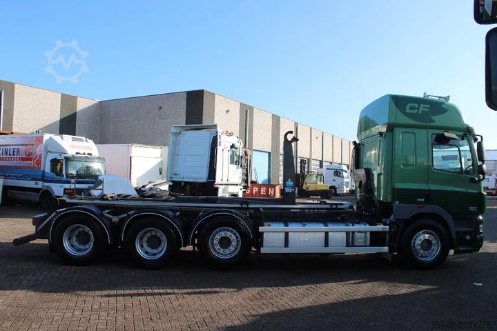 Containertransport (haakarmsysteem) DAF CF 85.460 8X4 + 30  TON VDL hook + euro 5