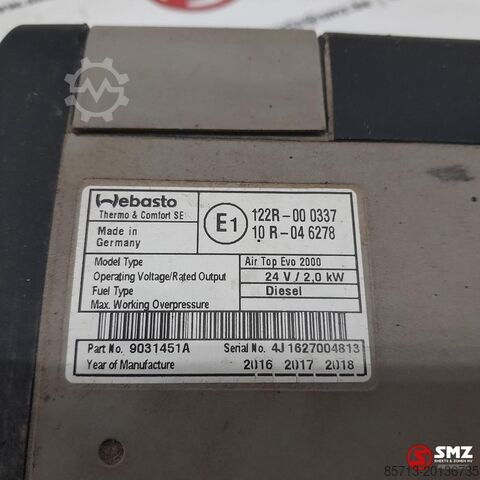 Heizung Renault Occ standverwarming Air Top Evo 2000 Renault