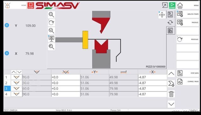 Máquina de dobragem horizontal SIMASV T 40 Super