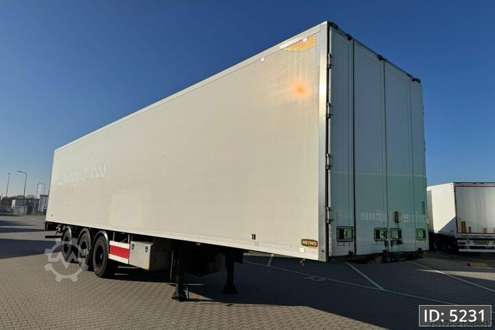 Kølet/frosset transport HTF HZO 39 / LZV Doorlader / Steering axle