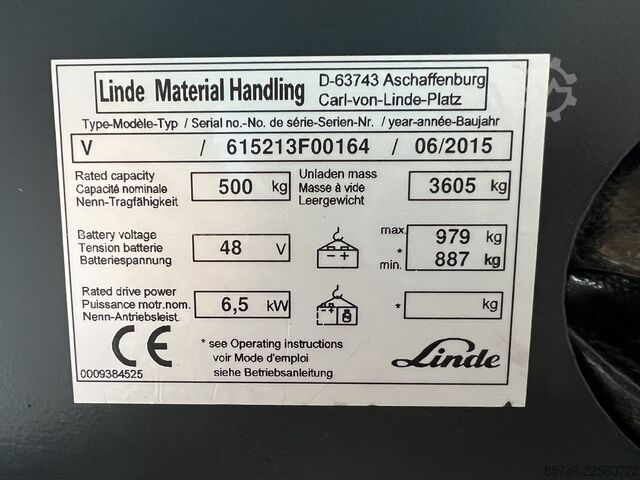 V ( 5213 ) - Wire Guidance !! PSA !! Triplex FFL !! LINDE V ( 5213 ) - Wire Guidance !! PSA !! Triplex FFL !!
