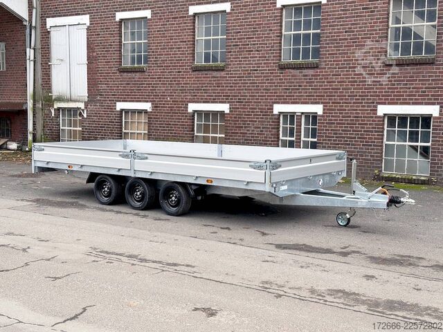  Hapert Trailers HAPERT AZURE H-3 | TRIDEM 605X220X30CM 3500KG HOCHLADER | NFW | PARABELFEDER