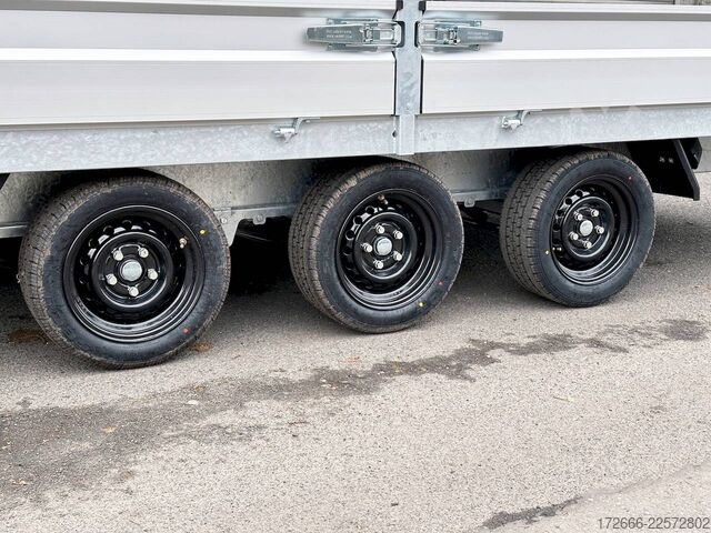  Hapert Trailers HAPERT AZURE H-3 | TRIDEM 605X220X30CM 3500KG HOCHLADER | NFW | PARABELFEDER
