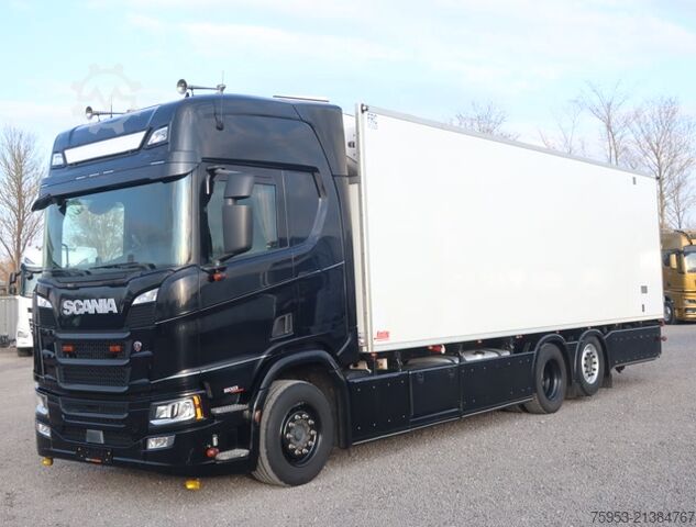 Camion refrigerato Scania R 450 6x2 TK Koffer Lenkachse Vollluft
