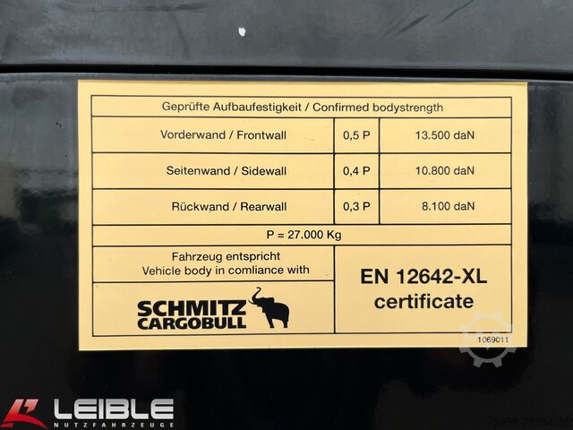 Semi-reboque aberto com lona SCHMITZ CARGOBULL SCS 24/L Joloda Tautliner*Code XL*