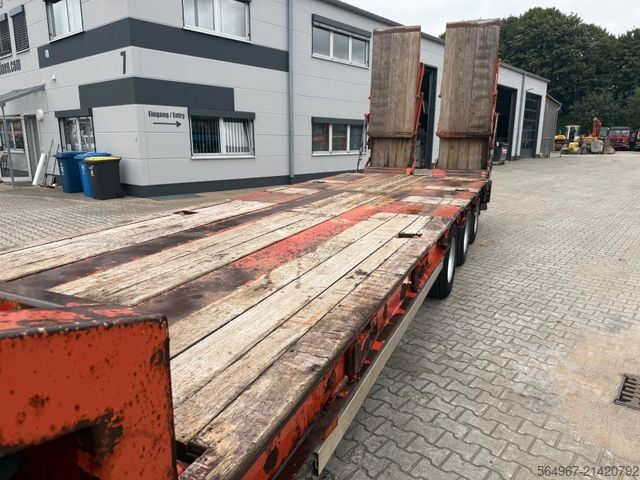 Semirimorchio ribassato MÜLLER-MITTELTAL TS3 hydr Rampen GIGANT LUFT