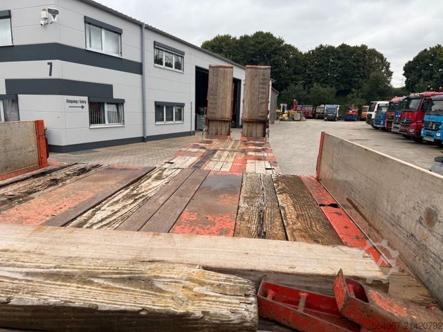 Semirimorchio ribassato MÜLLER-MITTELTAL TS3 hydr Rampen GIGANT LUFT