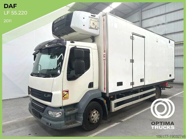 Transporte refrigerado/congelado DAF LF 55.220 CARRIER / MULTITEMPERATUUR / 195.123 km