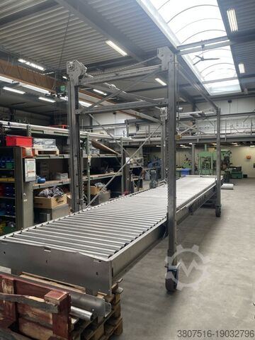 Powered roller conveyor belt Van der Meijden Machines Powered roller conveyor belt