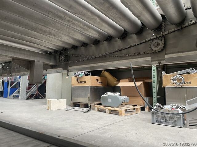 Powered roller conveyor belt Van der Meijden Machines Powered roller conveyor belt