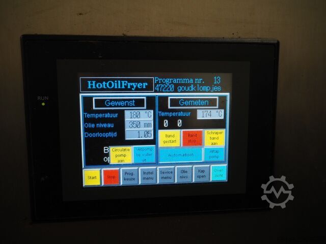 Bratstrasse, modell HotOilFryer TST braadlijn model HotOilFryer