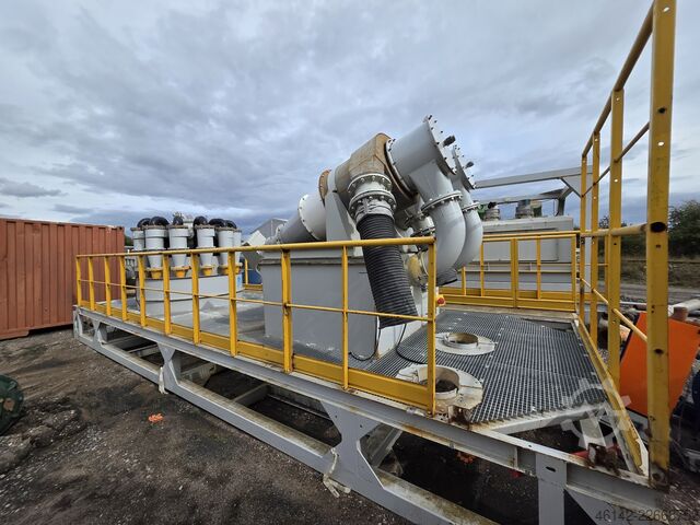Homok ciklon víztelenítő berendezés MS Cyclone Sand Plant