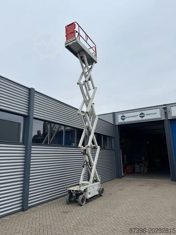Scharnierende telescopische hoogwerker JLG 2630ES Hoogwerker Schaarhoogwerker