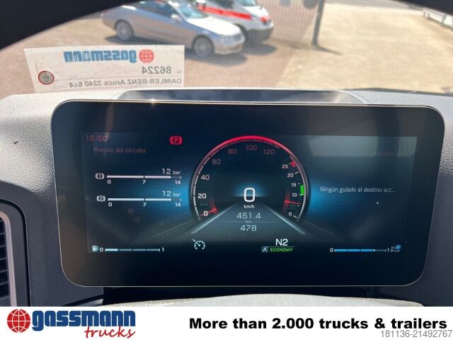 Teherautó alváz Mercedes-Benz Arocs 3240 8x4