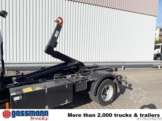 Telehoist konténeres teherautó Mitsubishi Canter Fuso 7C18D 4x2 Doka, EEV, City-Abroller,