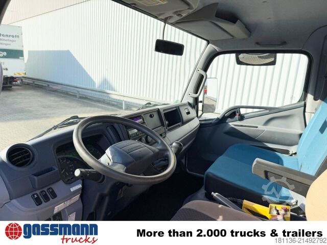 Telehoist konténeres teherautó Mitsubishi Canter Fuso 7C18D 4x2 Doka, EEV, City-Abroller,