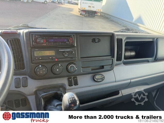 Telehoist konténeres teherautó Mitsubishi Canter Fuso 7C18D 4x2 Doka, EEV, City-Abroller,