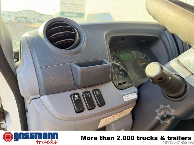 Telehoist konténeres teherautó Mitsubishi Canter Fuso 7C18D 4x2 Doka, EEV, City-Abroller,