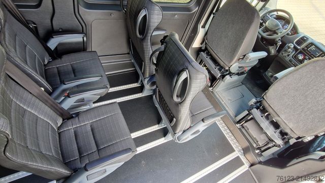 Minibusz FIAT Opel Movano und Ducato Flexiboden 6 Schienen