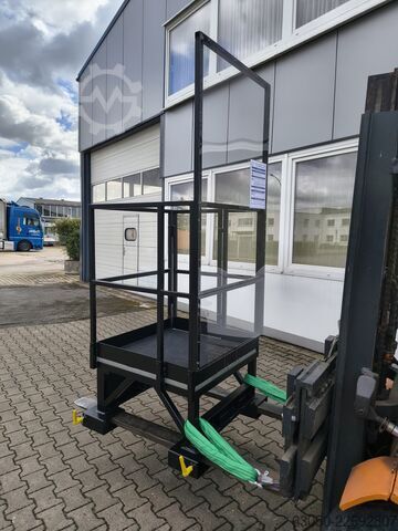 Cesto de pessoal Arbeitskorb mit Podest für Stapler Arbeitsbühne Arbeitskorb mit Podest für