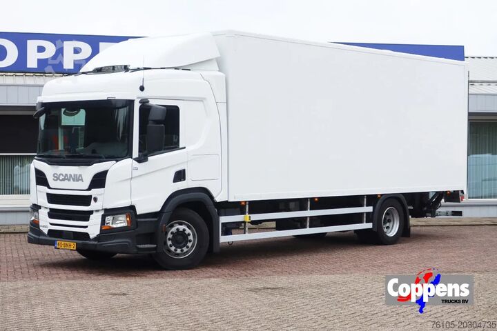 Koffer Scania P250 Bak+Dhollandia 2.000 kg 4x2  6 Cilinder
