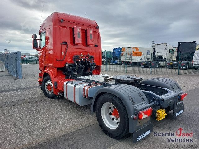 Veszélyes anyagokat szállító teherautó Scania R 450 ADR FL,EX/III deutsches Fahrzeug TOP Zustand