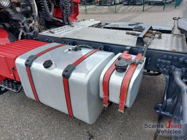 Veszélyes anyagokat szállító teherautó Scania R 450 ADR FL,EX/III deutsches Fahrzeug TOP Zustand