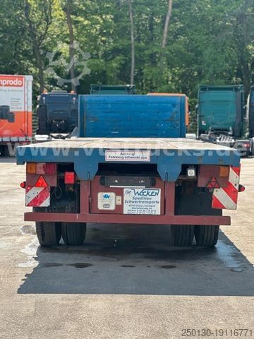 Werkplatform oplegger PACTON 1520D-S 1.Achs Plateau-Auflieger