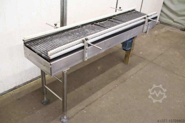 Förderband Rollenband Edelstahl IMEC ST 340 X 2000