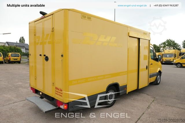 Dobozos furgon mercedes-benz SPRINTER 310 CDI MAXI EURO-5 KOFFER REGALE KAMERA DURCHGANG