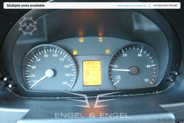 Box van mercedes-benz SPRINTER 310 CDI MAXI EURO-5 KOFFER REGALE KAMERA DURCHGANG