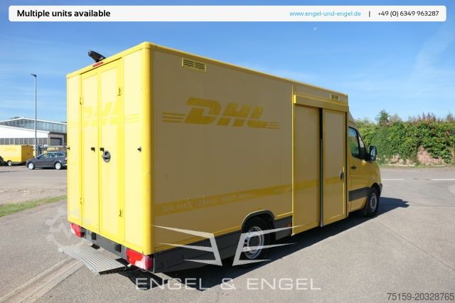 Dobozos furgon mercedes-benz SPRINTER 310 CDI MAXI EURO-5 KOFFER REGALE KAMERA DURCHGANG
