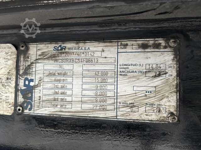 Transporte refrigerado/congelado Kögel / SOR Iberica-S3E / Carrier Vector 1550 / Kuhl ...