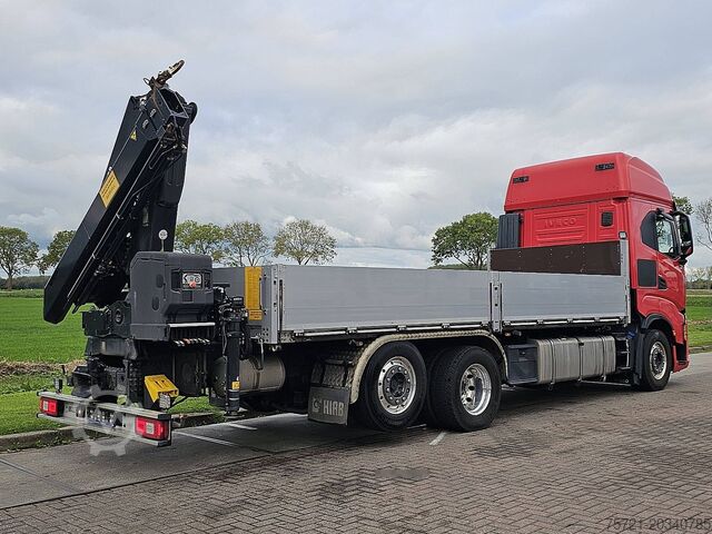 Πλατφόρμα φόρτωσης IVECO S-WAY AS260S46 6X2-4 HIAB 155-E2