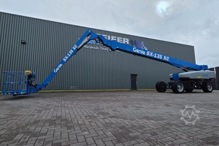 Telescopic boom lift Genie SX135XC Diesel, 43m Working Height, 27.5m Reach, B