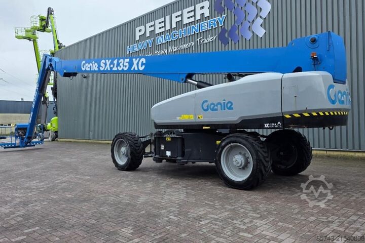 Telescopic boom lift Genie SX135XC Diesel, 43m Working Height, 27.5m Reach, B