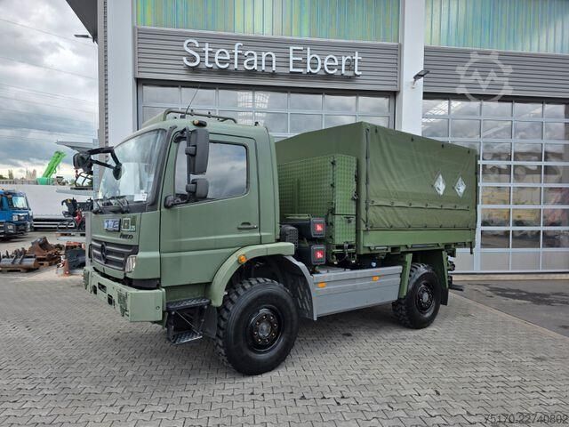 Kayar branda Mercedes-Benz Atego 1018 A 4x4 Pritsche Plane mehrfach vorh.