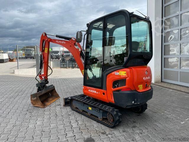 Mini ekskavatör Kubota KX019-4 / nur 299h / 2024 / Löffelpaket