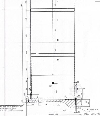221.000 λίτρα GRP - δεξαμενή επίπεδου πυθμένα Theodor Vanck Staffelstein