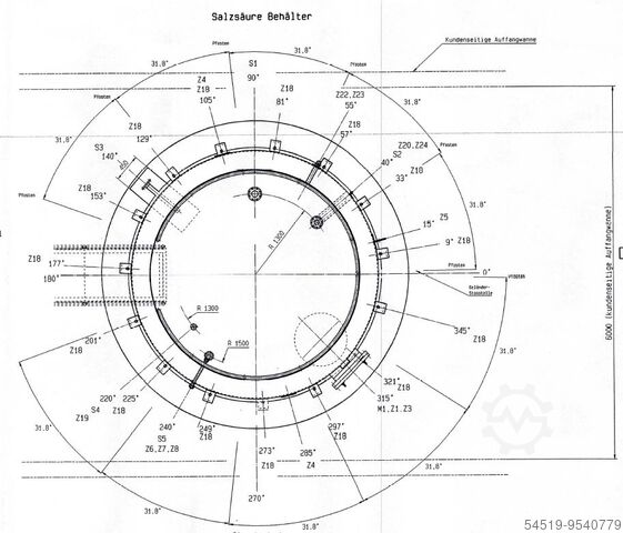 221.000 λίτρα GRP - δεξαμενή επίπεδου πυθμένα Theodor Vanck Staffelstein
