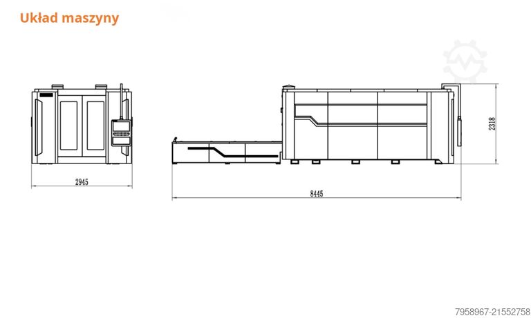 FIBERLASERSNIJMACHINE MTP F-6000 Metal Technics Polska MTP F-6000