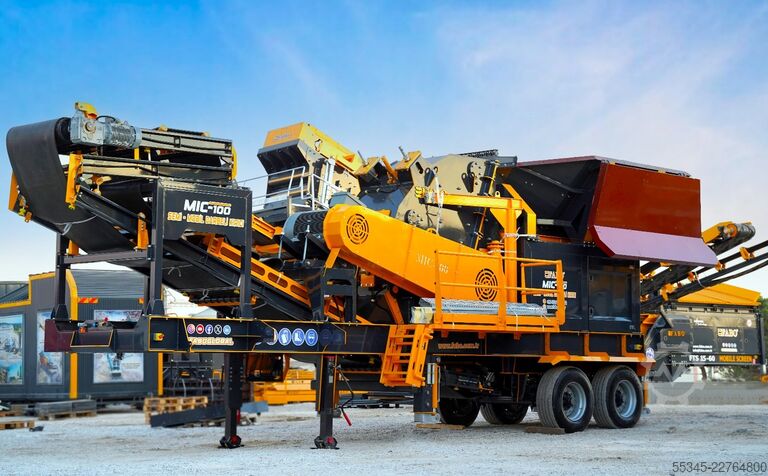 Jednostka krusząca FABO Mobile Impact Crusher Mobile Impact Crusher MIC-100