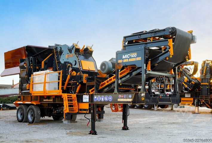 Jednostka krusząca FABO Mobile Impact Crusher Mobile Impact Crusher MIC-100