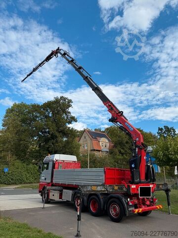 Grúa montada en camión MAN TGS 35.480 8x4 KRAN+JIB 32m Kipper 5/6 Steuerkre