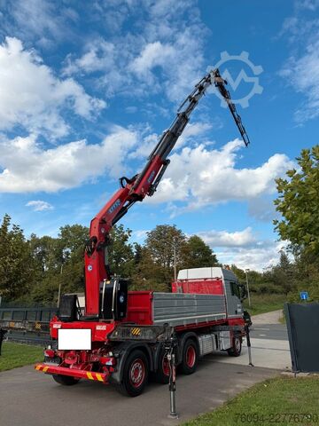 Grúa montada en camión MAN TGS 35.480 8x4 KRAN+JIB 32m Kipper 5/6 Steuerkre