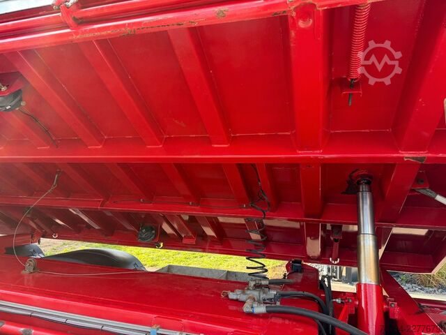 Grúa montada en camión MAN TGS 35.480 8x4 KRAN+JIB 32m Kipper 5/6 Steuerkre